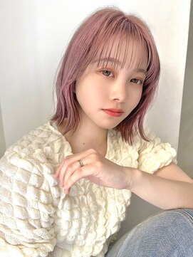 トゥルーズ 梅田店(TLUUS) 【TLUUSホワイトグレージュチェリーブラウンミニウルフ】