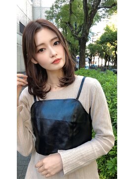 チャーム(CHARM) 20代~50代◎くびレイヤー グレーベージュ