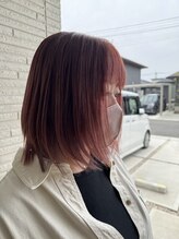トワル(Towaru) ピンクベージュボブ