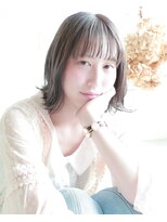 サロン ド ユーア(salon de yuua)&nbsp;外ハネレイヤーボブ　ミディアムヘア