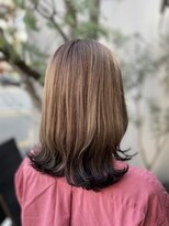 アオゾラヘアー フジサキグウ(AOZORA HAIR FUJISAKIGU) たぬきカラー
