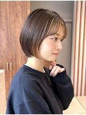 ゆったり長めショートボブ大人ショート青山表参道