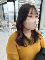 ビューナゴヤ 名駅(VIEW NAGOYA)&nbsp;レイヤーカット/インナーカラー/ピンクカラー/ロングレイヤー