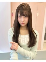 アール 横浜(R)&nbsp;【MAKI】エアリーレイヤー/ショコラブラウン/ロング簡単スタイル