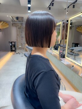 ロンドクロエ 横浜(Lond Chloe) メルティカラー似合わせカットウェーブミディアム縮毛矯正ボブ