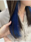 イヤリングカラー×ロングスタイル