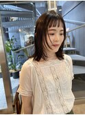 前髪カット/オン眉/レイヤーカット/ウルフカット
