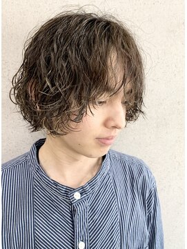 ミクマル(micmal) ホワイトメッシュハイライトスパイラルパーマツイストパーマ