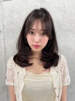 ザ シー 橋本(The C)&nbsp;内巻きレイヤー・お手入れ簡単・暗髪艶カラー・ファアワード