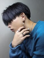 センターパート/ニュアンスパーマ/韓国/フェーザーパーマ/眉毛
