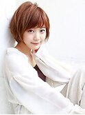 【over hair】 丸みショートボブスタイル