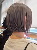 エリマ 横浜西口(elima)&nbsp;横浜西口大人ショートボブ前髪なしココアベージュ韓国30代40代