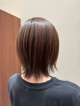 アクセ 髪質改善トリートメント＊マロンベージュ＊ハンサムショート