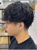 MEN’S HAIR/波巻ツイストスパイラル/フェザーパーマ/錦糸町