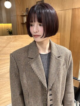 パークホワイト 代官山(PARK White) ボブウルフハッシュカットニュアンスパーマボブ小顔カット