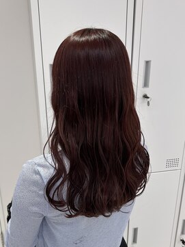 リュール バイ ヘッドライト 北千住店(lueur by HEADLIGHT) カシスレッド×ナチュラルロング