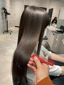 シーク センター南店(seek) GMT縮毛矯正でダメージレスに憧れのストレートヘアーに＊
