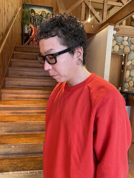 ラパンセベージュ(LA PENSEE BEIGE) LAPENSEE/beige/奥村/メンズショートパーマ