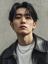 ソウル 福山駅前店(SOUL.)&nbsp;センターパート 韓国ヘア ツーブロック 刈り上げ　マッシュヘア