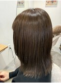 伸ばし中～ミディアムぱっとボブ