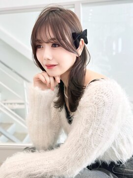 ロンド クラン 岡崎(Lond Clan) 顔周りカット×ヘアアレンジ