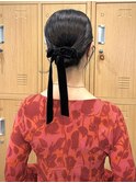 タイトヘア／お呼ばれヘア／結婚式ヘア／ヘアセット