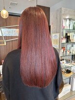 アメイロ(ame/iro)&nbsp;ピンク×レッド [ブリーチなし。赤積み重ね]