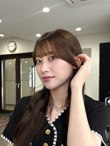 ヴィヴカウンター(VIVE counter)&nbsp;ブラウンカラー、シースルーぱっつん前髪