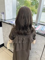タブーアイ(TABOO.i)&nbsp;切りっぱなしミディアム×オリーブベージュ