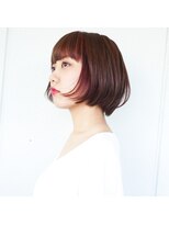 ニコヘアー(niko hair) ▼▲▼インナーカラーレッド▼▲▼LINEID@vey3047y