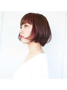 ニコヘアー(niko hair) ▼▲▼インナーカラーレッド▼▲▼LINEID@vey3047y