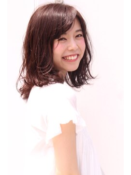 ソア 武蔵小杉(SOAR) 小顔ボルドーシースルーカラーの抜け感レイヤーヘルシーロング