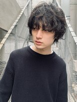 フィフス(fifth) ◇スパイラルマッシュウルフ 黒髪 くせ毛風パーマ◇