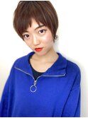 【LABEL】オレンジベージュのクールショート