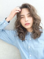 カカン(Kakan) 【kakan鎌倉】マットウェーブ×グレージュハイライト