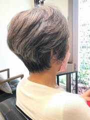 憧れ グレイヘア♪ 50代、60代 ショートヘア