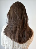 オリーブベージュ毛流れレイヤーカット_チェリー_ba429461