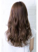 大人可愛いふんわりカール小顔カットショコラアッシュ白髪染め24
