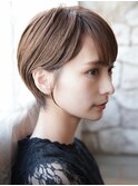 30代40代50代◎大人ナチュラルレイヤーショートボブ
