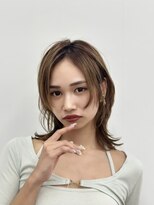 ミンクスリッカ 表参道(MINX RICCa)&nbsp;【MINX RICCa-ミンクスリッカ-】小顔ウルフ/インナーグレージュ