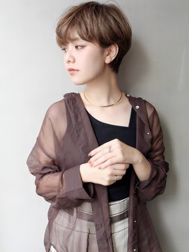 イオエ 梅田(ioe) ショートボブ/ニュアンスカラー/ブルージュ/髪質改善/縮毛矯正