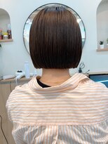 ロウバイレボ 柏(lou by revo)&nbsp;前川友哉/ボブ/切りっぱなしボブ/韓国ボブ