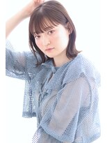 アルベロ(albero)&nbsp;切りっぱなしセミディ/シースルーワイドバング20代30代40代