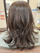 美容室ルシア セミロングレイヤースタイル★