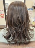 セミロングレイヤースタイル★