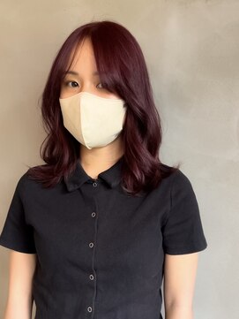 イキプラスディードットログ 大和八木駅前店(ikii+D.Log) レッドブラウン ミディアム