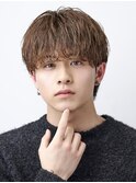 シースルーマッシュツーブロック刈り上げ韓国ヘアセンターパート