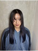 顔まわりレイヤーマッシュ