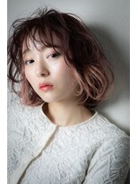 カバーヘア ブリス 川口(COVER HAIR bliss)&nbsp;メルティカラー大人バイライトウェーブミディアムv川口20代30代