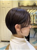 ウェーブミディアム似合わせカットメルティカラーショート/大宮